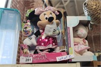 MINNIE MOUSE AND PLUSH BEAR