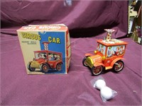 Circus Car Merry ball blower wind up car.