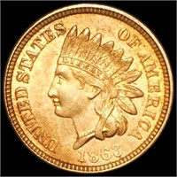 1863 Indian Head Penny UNCIRCULATED