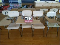 4ea. School Desks w/ Chairs