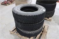 3 USED MICHELIN 11R22.5 TIRES