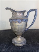 One English Silver Plated Water Pitcher