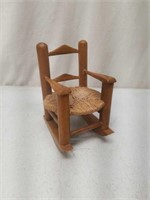 Miniature Wooden Rocking Chair