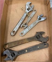 Opened Adjustable Wrenches