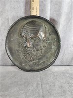 1960'S CAST IRON "HIPPOCRATES FATHER OF MEICINE"