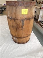 Antique Wooden Nail Keg