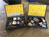 BOXES OF PULLEYS AND BELTS