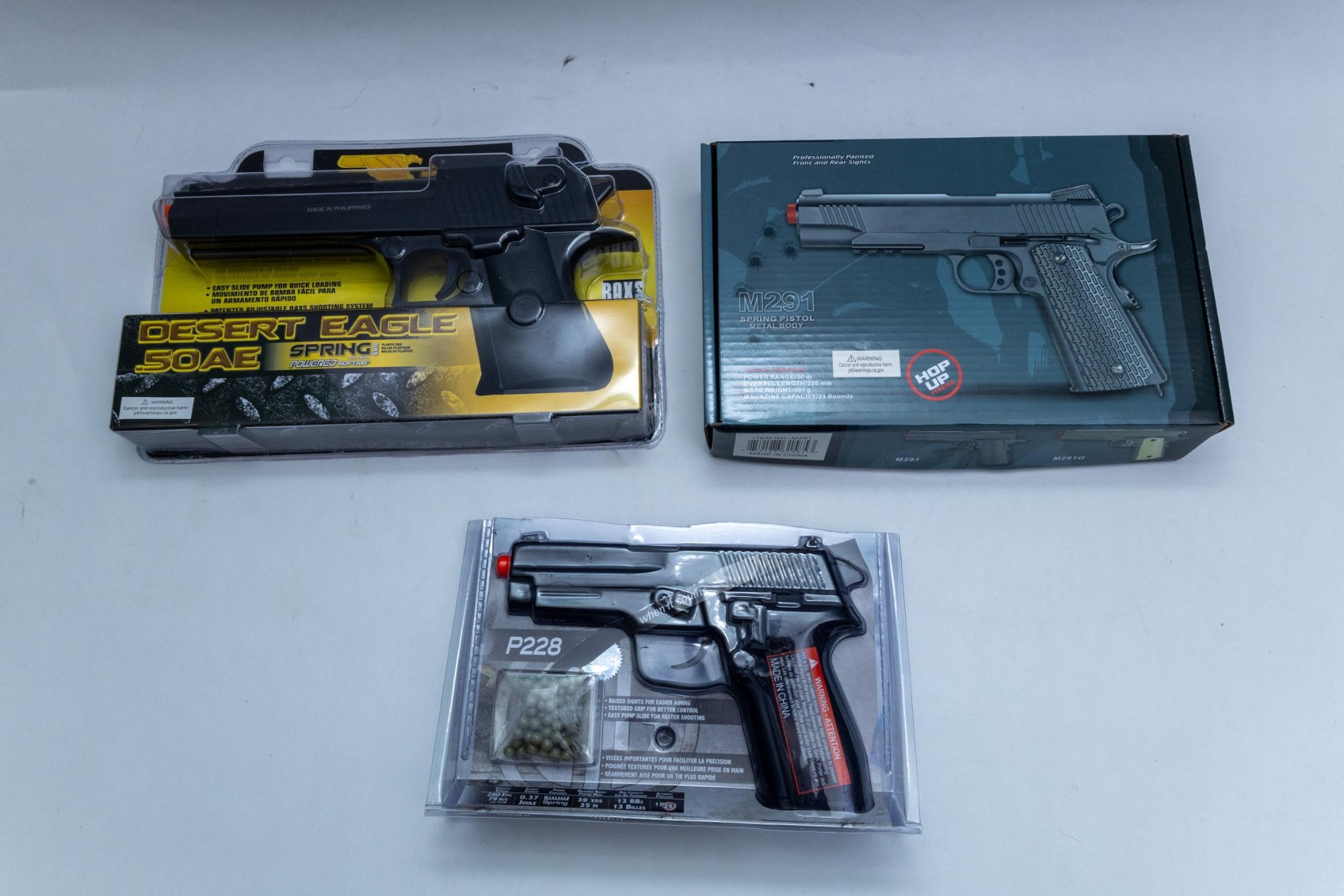 Collection of three BB guns