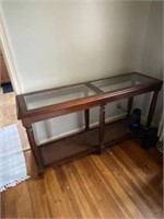 Glass Top Sofa Table