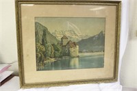 A Framed Old Print