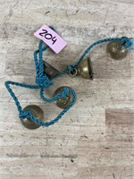 Vintage Witch Bells Hanging on Rope