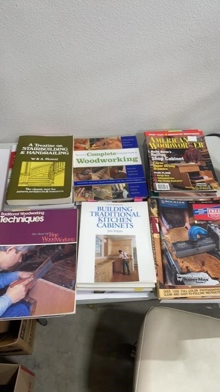 Wood Working Reference Book Lot