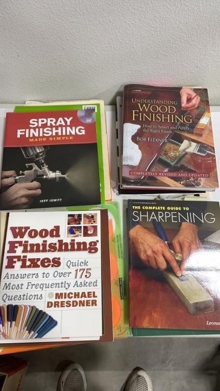 Wood Working & Finishing Reference Books