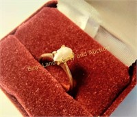 10k Gold TN Pearl Ring Approx. Size 6