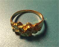 10k Gold Nugget Ring Approx Size 3