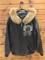 Pellepelle Legend Leather Co. fur Lined Hood