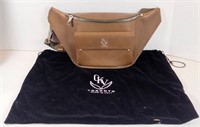 NEW OKV Toronto Large, Leather Fanny Pack (Brown)