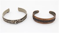 (2) Copper & Ying Yang Designer Bracelets