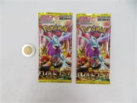 2 pack de cartes neufs Pokémon Japonaise
