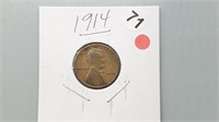 1914 Wheat Cent rd1071
