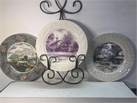 Vintage English and more collectors plates with