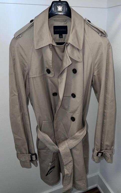 Classic Double Breasted Trench Coat By Banana Repu