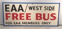 SSW EAA Free Bus Sign
