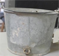 Galvanized Pail with Contents