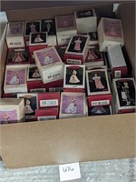 Lot of Barbie Hallmark Ornaments