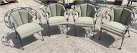 4 Unused Outdoor Patio Chairs with Cushions *C