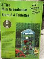 Unused 4 Tier Portable Greenhouse.  NO SHIPPING