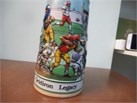 Budweiser Football Stein