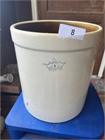 4-Gallon Crown Stoneware Pickle Jar