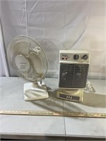 Oscillating fan and oscillating heating, both work