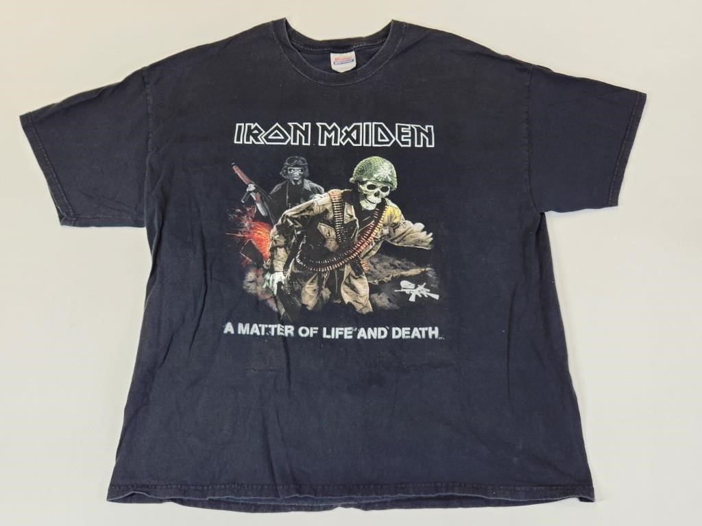 2006 IRON MAIDEN LIFE & DEATH CONCERT SHIRT