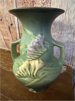 Vintage Roseville Freesia Bulbous Vase 1228