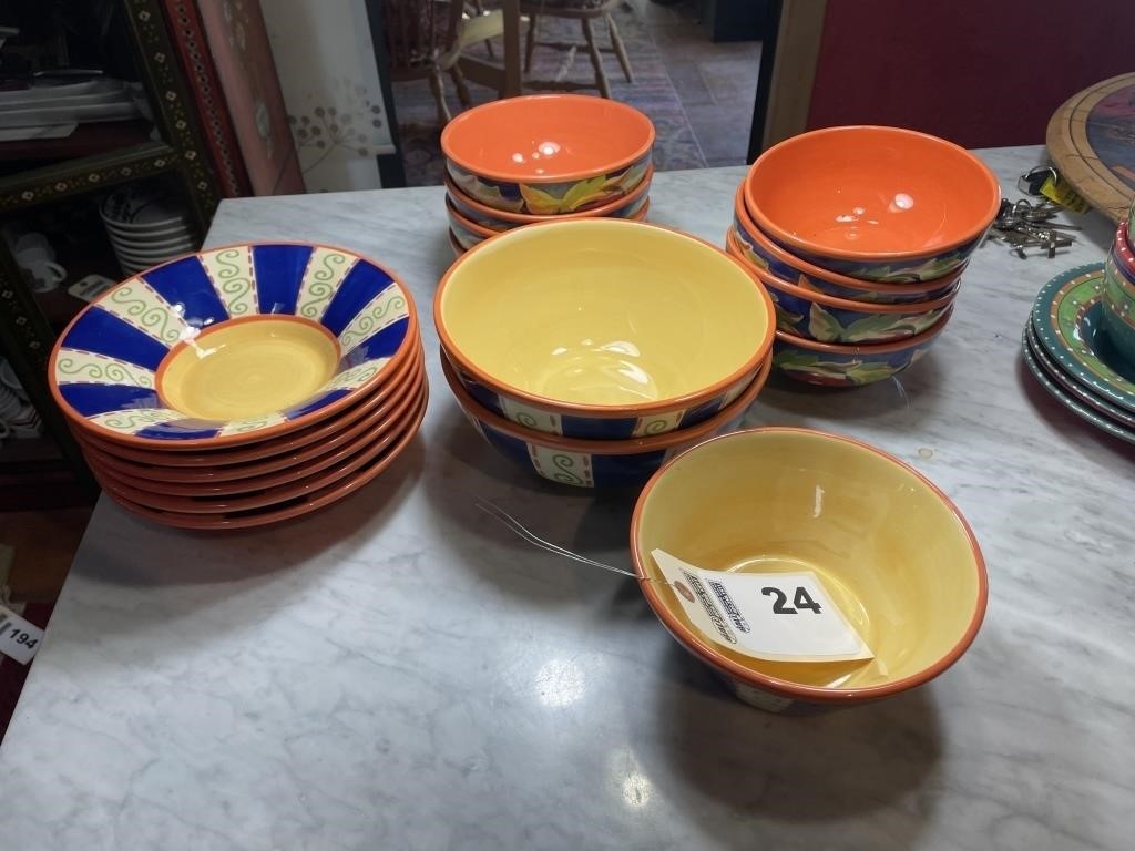 Group of Pfaltzgraff bowls