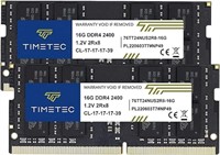 Timetec 32GB KIT(2x16GB) DDR4 2400MHz PC4-19200