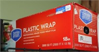 partial roll Berkey Jensen plastic wrap,