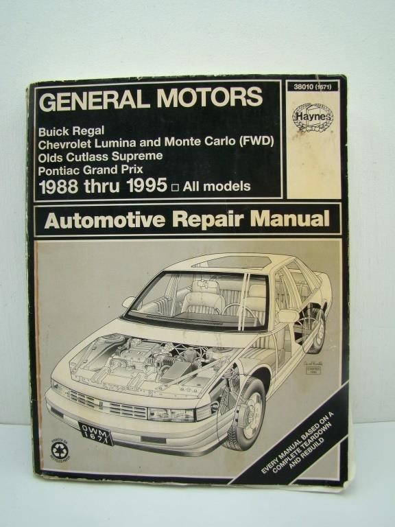 General Motors Automotive Repair Manual