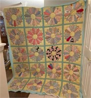 UNFINISHED HANDMADE QUILT