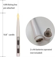 8 pcs Flameless Taper Floating Candles with Magic