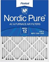 6 PCS NORDIC PURE AC & FURNACE AIR FILTERS 14 X