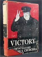 1946 Victory by Winston Churchill 1st Ed/ w D.J.