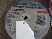 Lot Of 10 Mastercraft 7 x 1/8" Cut Off Wheels