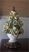 Vintage Capodimonte Floral Arrangement