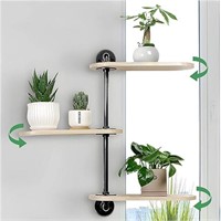 Rotating Window Plant Shelves for Optimal Light