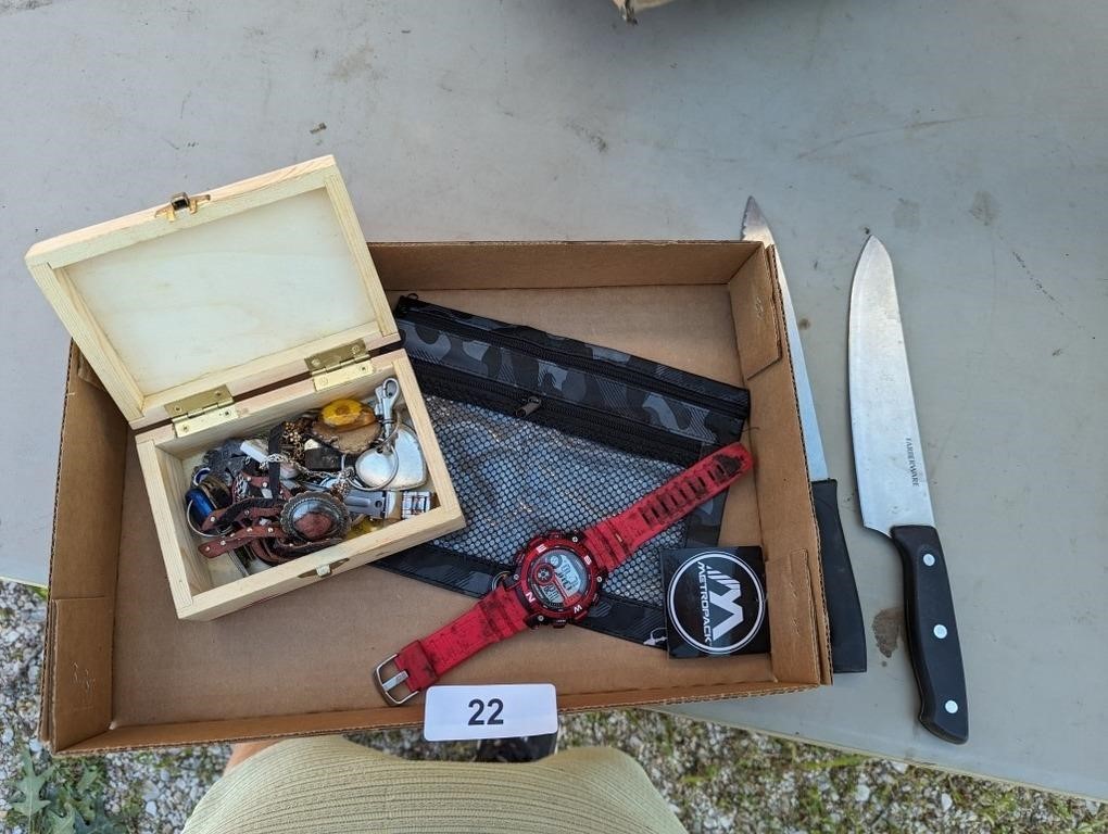 Assorted Jewelry & Knives