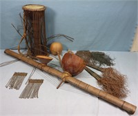 Group of African Musical Instruments