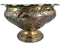 1898 Sheffield Sterling Atkins Bros. Pedestal Bowl